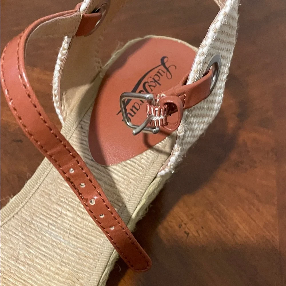 Lucky Brand Blue and Tan Espadrilles